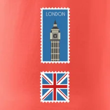 Londýn známka farebná