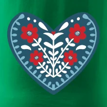 Folklór - srdce modré plné