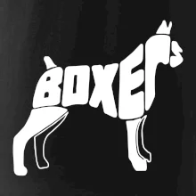 Boxer nápis v tele