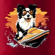 Border Kólia na vodnom skútri