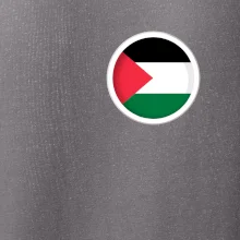 Palestína vlajka prsník