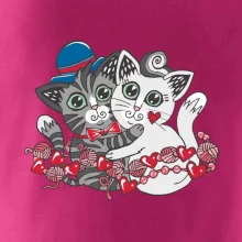 Mačky v objatí (Pecka design)