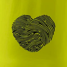 Odtlačok prsta srdce Odtlačok prsta srdce