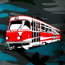 Električka T3R farebná