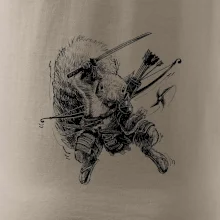 Skica ninja veverička