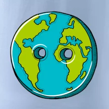 Planéta krajiny gombík (Pecka design)