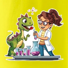 Chemik a dinosaurus - dievča