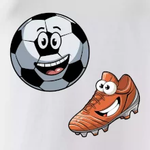 Parové tričko - Kopačka a lopta