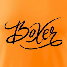 Boxer - nápis okrasný