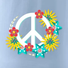 Peace symbol abstraktný