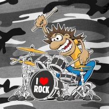 I love rock bubeník