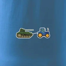 Ukrajinský traktorový pluk ulovil tank