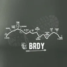 Profil kopců - Brdy