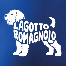 Lagotto romagnolo nápis v tele