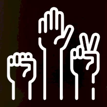 Kameň nožnice papier ikony