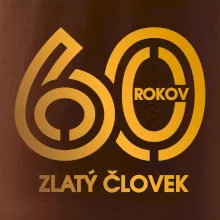 60 rokov zlatý človek