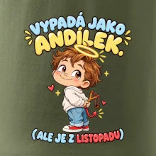 Vypadá jako andílek ale je z listopadu s prakem