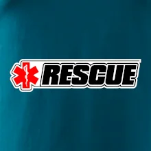 Záchranár rescue kríž červený