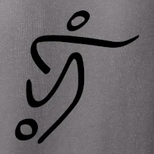 Fotbalista silueta Fotbalista silueta