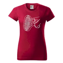 Tenisová raketa jedným ťahom Tenisová raketa jedným ťahom