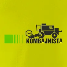 Kombajnista zelená a žltá