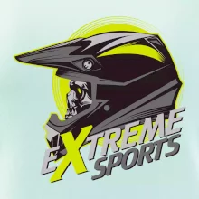 Motocross extreme sports helma