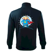 Táta superman - dievča a chlapec Táta superman - dievča a chlapec