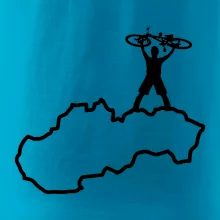 Mapa Slovenska - cyklista