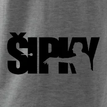 Šípky - nápis so šípkarom