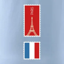Paríž známka farebná