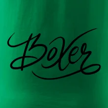 Boxer - nápis okrasný