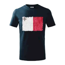 Vlajka Malta ohrýzaná