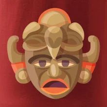 Mayové maska černoch