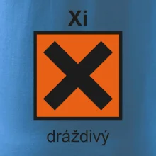 Xi Dráždivý - Výstražná tabuľka na tričku