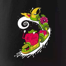 Milkshake vlak kreslený