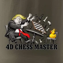Donald Trump prohrává šachy s kachnou