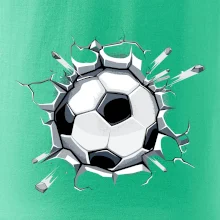 Futbalová lopta v triku Futbalová lopta v triku