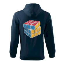 Rubikova kocka kreslená