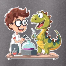 Chemik a dinosaurus - chlapec