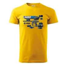 Technický výkres výstroja pre paintball