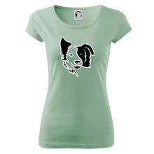 Border kólia obrys hlavy