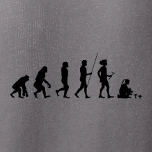 Evolúcia hubárka žena Evolúcia hubárka žena