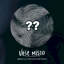Vaše miesto - vrstevnice v kruhu