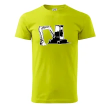 Bager bez nápisu čiernobiely Bager bez nápisu čiernobiely