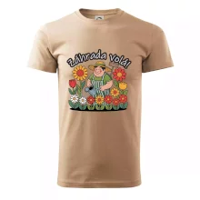 Záhrada volá - záhradník a slnečnice