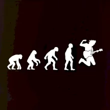 Evolúcia gitarista - výskok