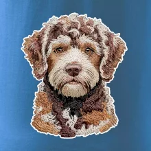 Lagotto romagnolo vyšívaná hlava