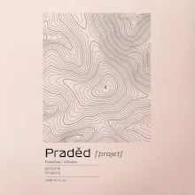 Praděd - vrstevnice v obdĺžniku