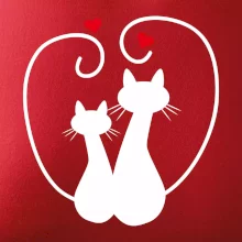 Mačky - Zamilovaný pár Mačky - Zamilovaný pár