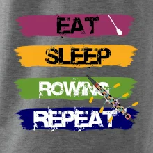 Eat sleep rowing repeat farebné Eat sleep rowing repeat farebné